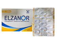 Elzanor  Tablets 12.5Mg/1000Mg (1 Box = 14 Tablets)