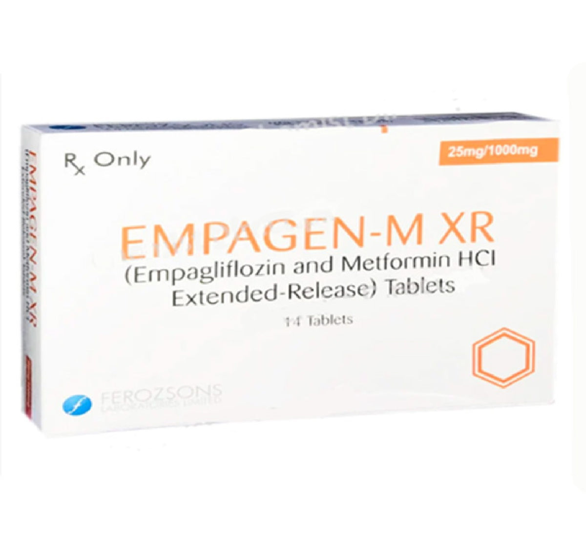 Empagen-M XR Tablets 25Mg/1000Mg (1 Strip = 7 Tablets)