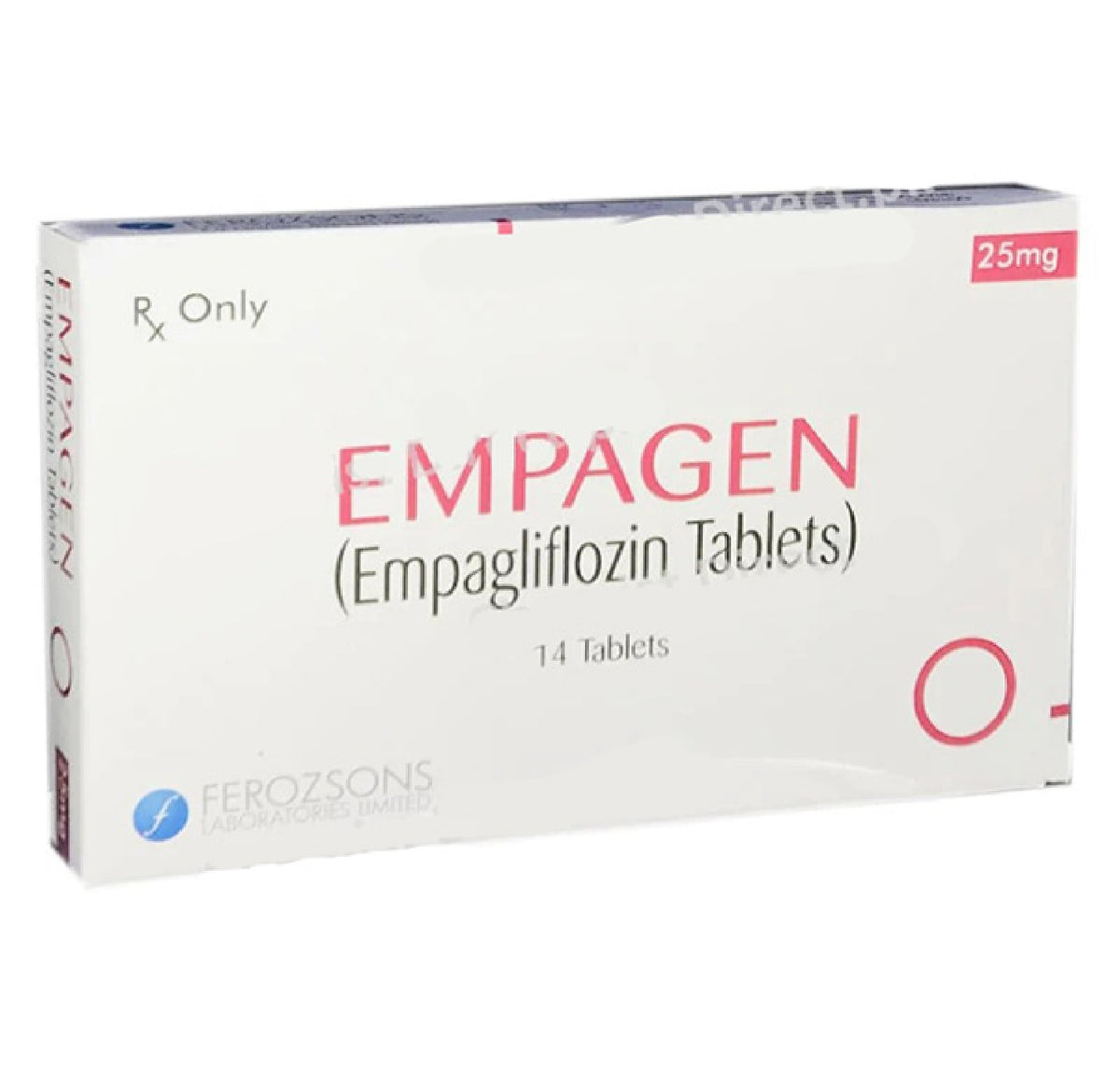 Empagen Tablets 25Mg (1 Box = 14 Tablets)