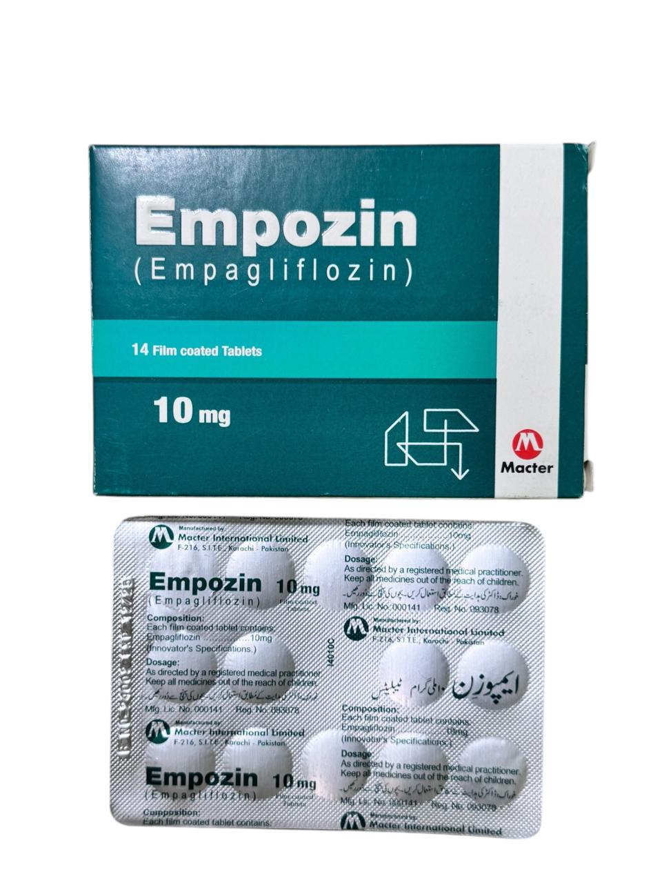 Empozin Tablets 10Mg (1 Box = 14 Tablets)