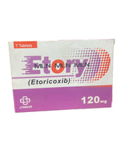 Etory Tablets 120Mg  (1 Box = 7 Tablets)