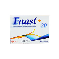 Faast + 20 Capsules 20/1100Mg (1 Strip = 7 Capsules)