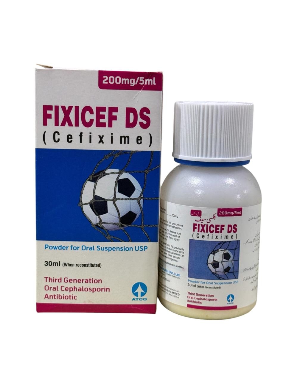 Fixicef DS 30ml Suspension 200mg/5ml