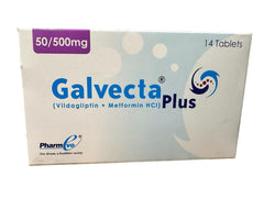 Galvecta Plus Tablets 50/500Mg (1 Strip = 7 Tablets)