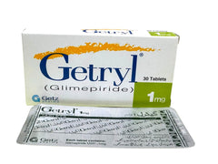 Getryl Tablets 1Mg  (1 Strip = 10 Tablets)