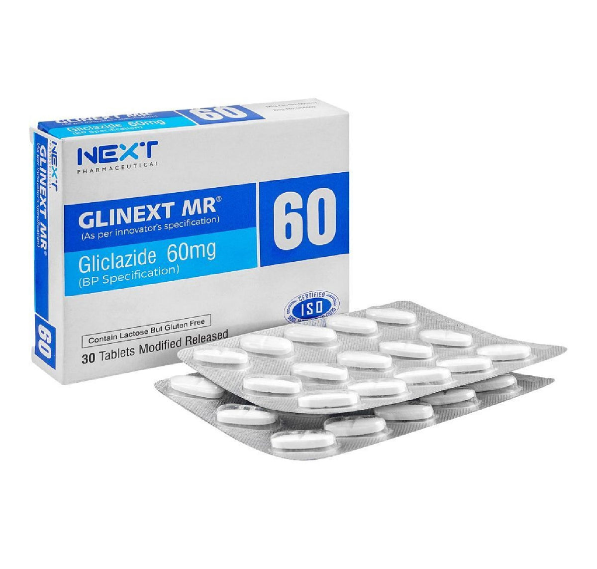 Glinext Mr Tablets 60Mg (1 Strip = 10 Tablets)