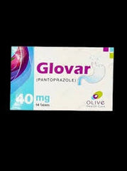 Glovar Tablets 40Mg (1 Box = 1 Strip) (1 Strip = 14 Tablets)