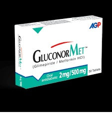 GluconorMet Tablets 2/500Mg (1 Strip = 10 Tablets)