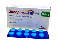 Glucophage Xr Tablets 500Mg (1 Strip = 10 Tablets)