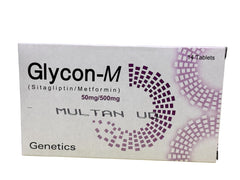 Glycon-M Tablets 50/500Mg  (1 Strip = 7 Tablets)