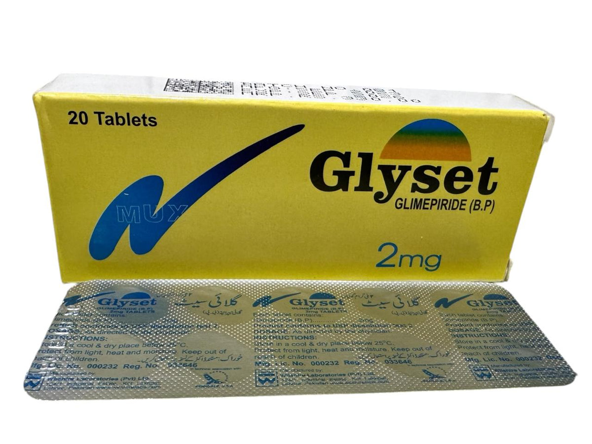 Glyset Tablets 2Mg (1 Strip = 10 Tablets)