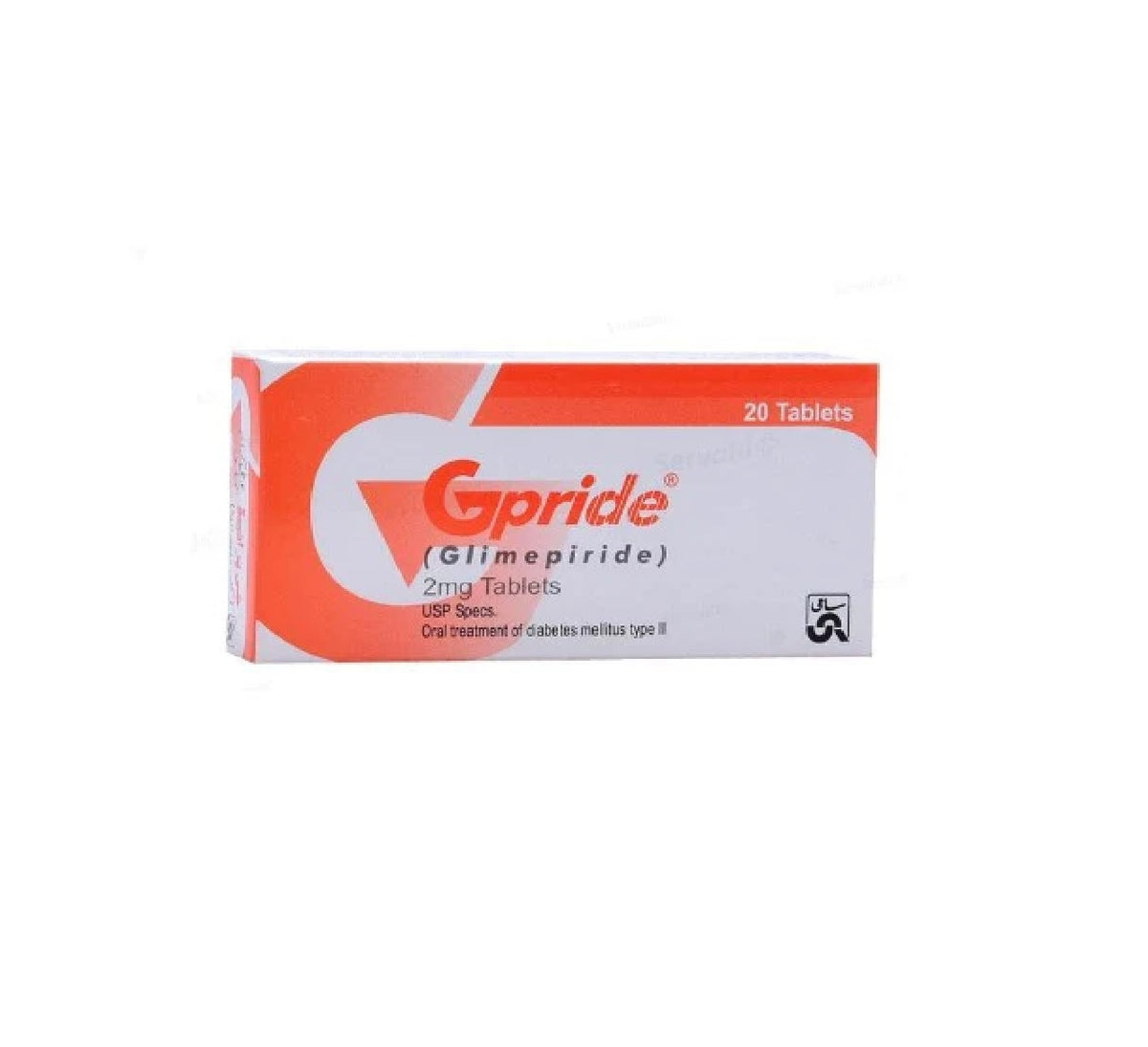 Gpride Tablets 2Mg   (1 Box=20 Tablets)