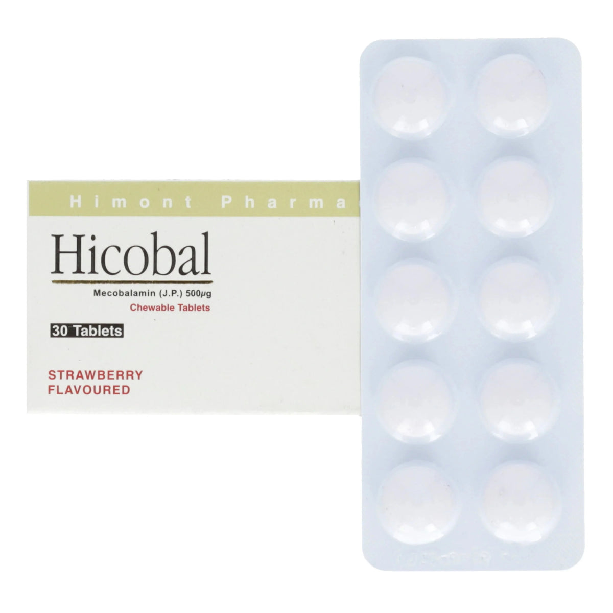 Hicobal Tablets 500Mcg (1 Strip = 10 Tablets)