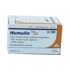 Humulin 70/30 Injection 100U/Ml 10Ml (1 Box = 1 Injection)