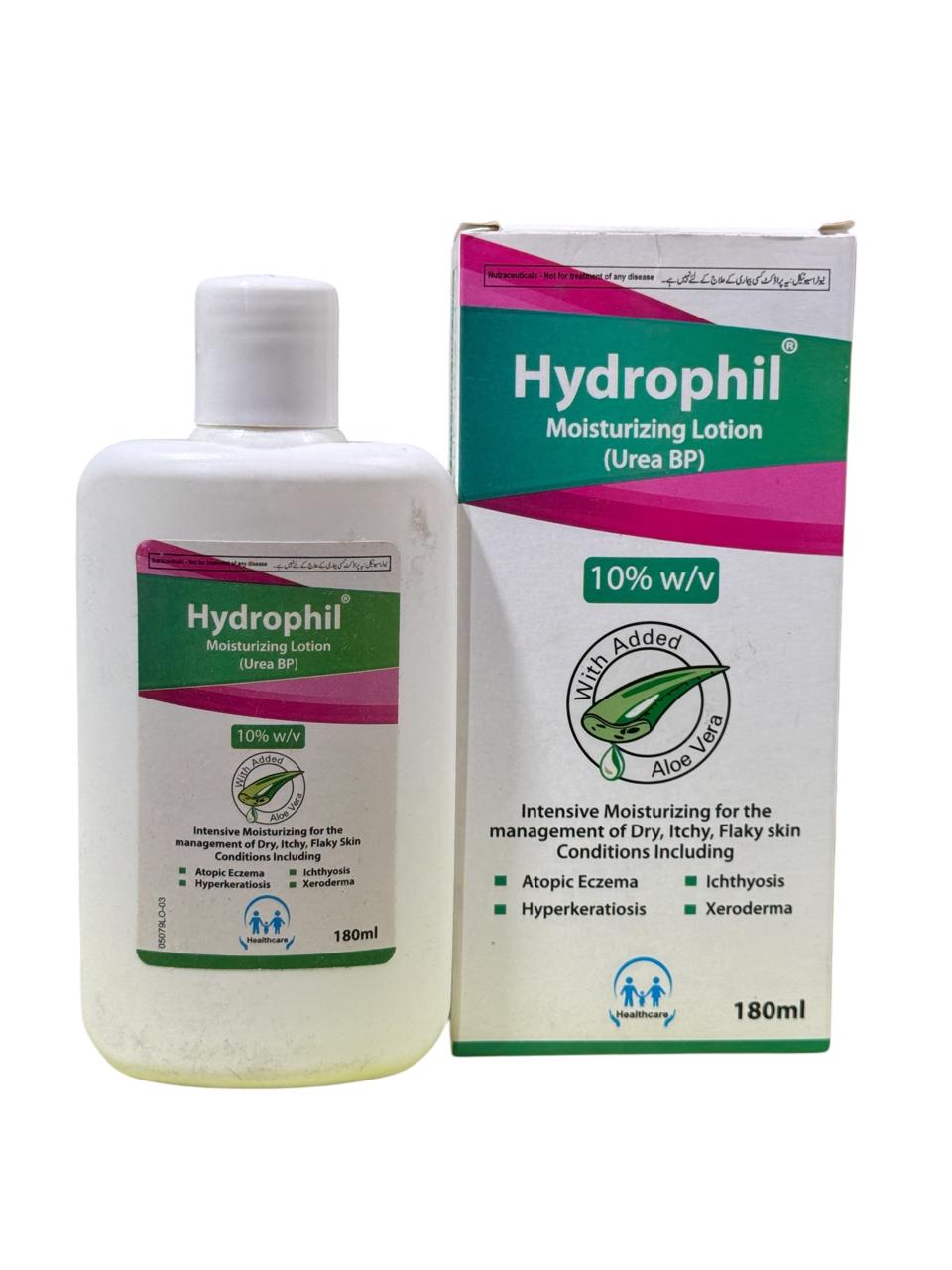 Hydrophil Moisturizing Lotion 10% 180Ml