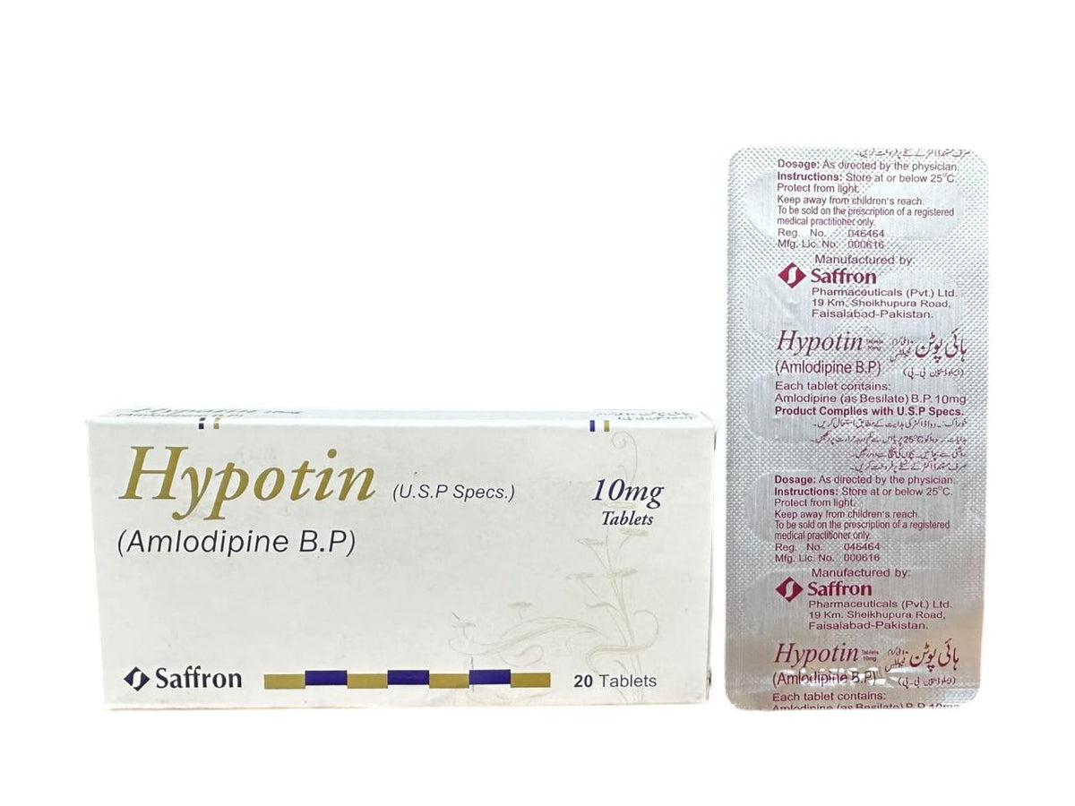 Hypotin Tablets 10Mg (1 Strip = 10 Tablets)