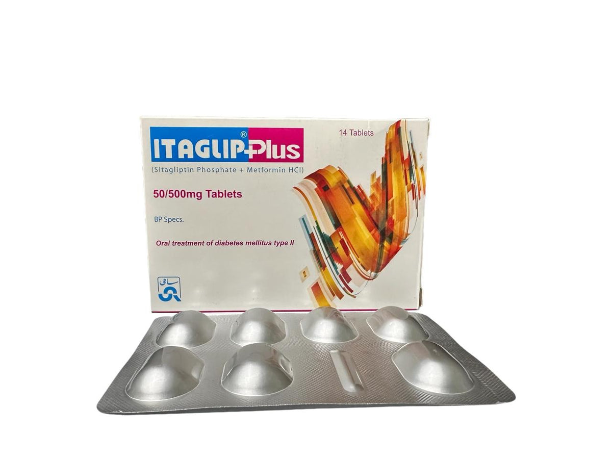 Itaglip Plus Tablets 50Mg/500Mg (1 Strip = 7 Tablets)