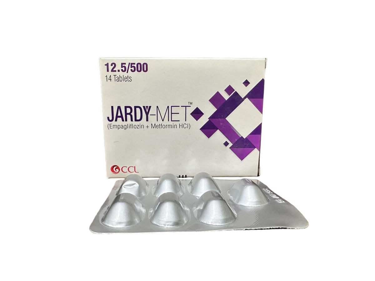 Jardy Met Tablets 12.5+500Mg (1 Strip = 7 Tablets)