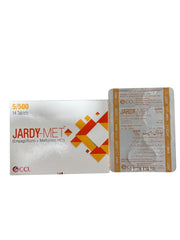 Jardy Met Tablets 5+500Mg (1 Strip = 7 Tablets)