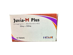 Juvia-M Plus Tablets 50Mg/500Mg (1 Box = 10 Tablets)