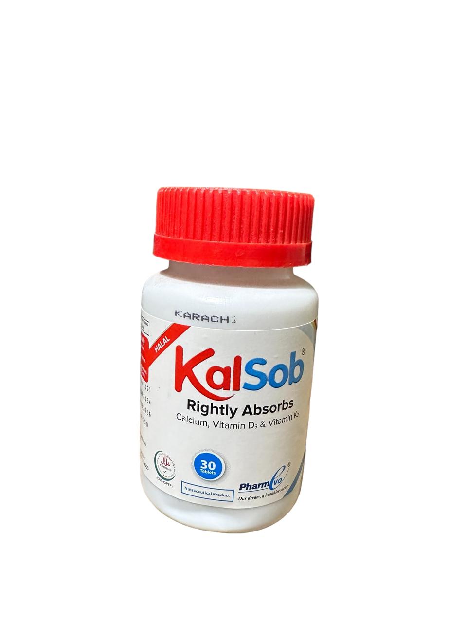 Kalsob Tablets (1 Bottle = 30 Tablets)