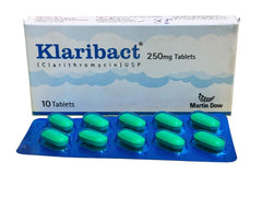 Klaribact Tablets 250Mg (1 Box = 1 Strip)(1 Strip = 10 Tablets)