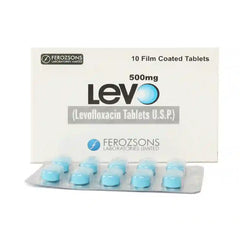 Levo Tablets 500Mg   (1 Strip = 10 Tablets)