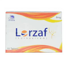 Lorzaf Tablets 8Mg (1 Box = 10 Tablets)