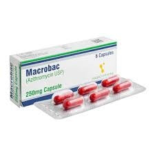 Macrobac Tablets 250Mg (1 Box = 6 Tablets )