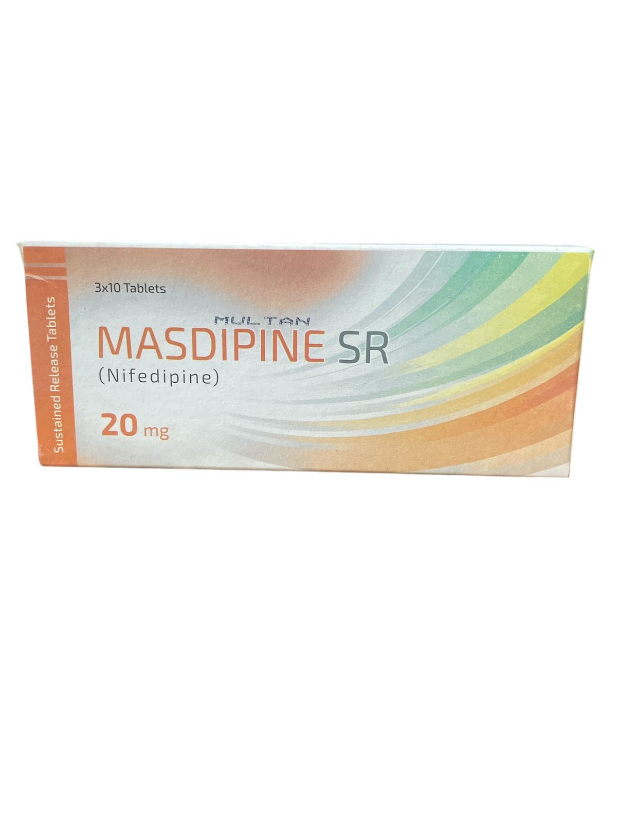 Masdipine Sr Tablets 20Mg (1 Strip = 10 Tablets)