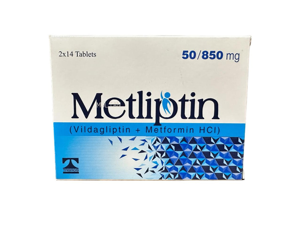 Metliptin Tablets 50Mg/850Mg (1 Strip = 14 Tablets)