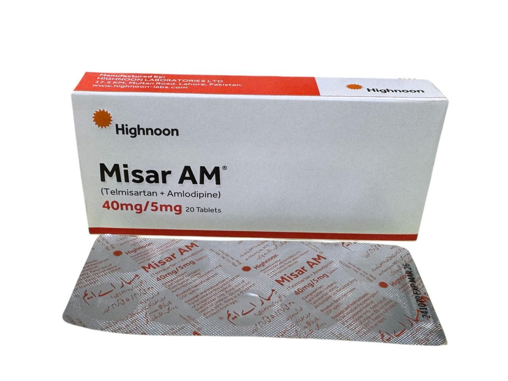 Misar Am Tablets 40/5Mg (1 Strip = 10 Tablets) – Multan Plus Pharmacy