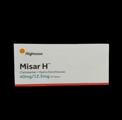 Misar H Tablets 40/12.5Mg (1 Strip = 7 Tablets)