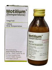 Motilium 120Ml Suspension 5Mg/5Ml