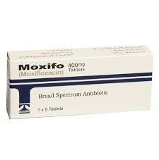 Moxifo Tablets 400Mg (1 Box = 1 Strip)(1 Strip = 5 Tablets)