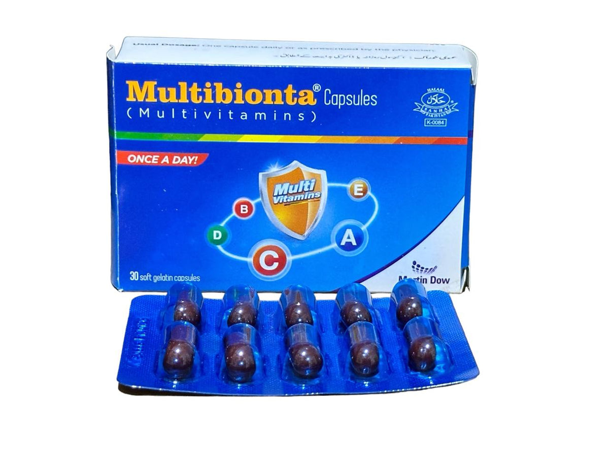 Multipunta Capsule Multibionta Capsules (1 Strip = 10 Capsules) – Multan Plus Pharmacy