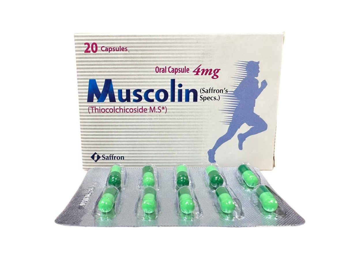 Muscolin Capsules 4Mg (1 Strip = 10 Capsules)