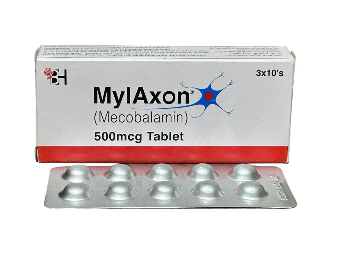 Mylaxon Tablets 500Mcg (1 Strip = 10 Tablets)