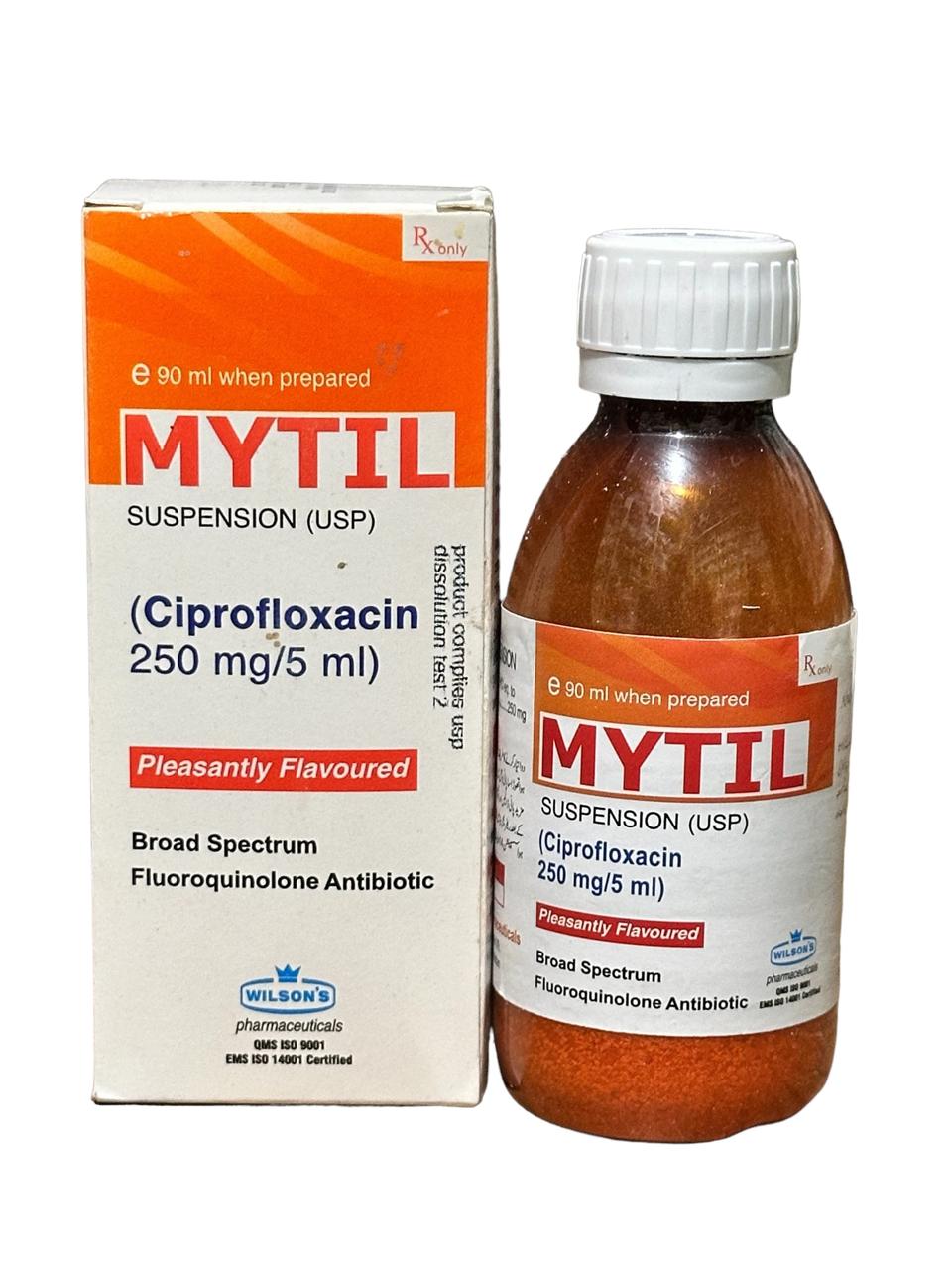 Mytil 90Ml Suspension 250Mg/5Ml