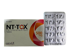 NT-TOX Tablets 500mg ( 1 Strip = 10 Tablets )