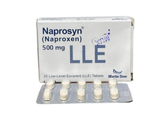 Naprosyn LLE Tablets 500Mg (1 Strip = 10 Tablets)