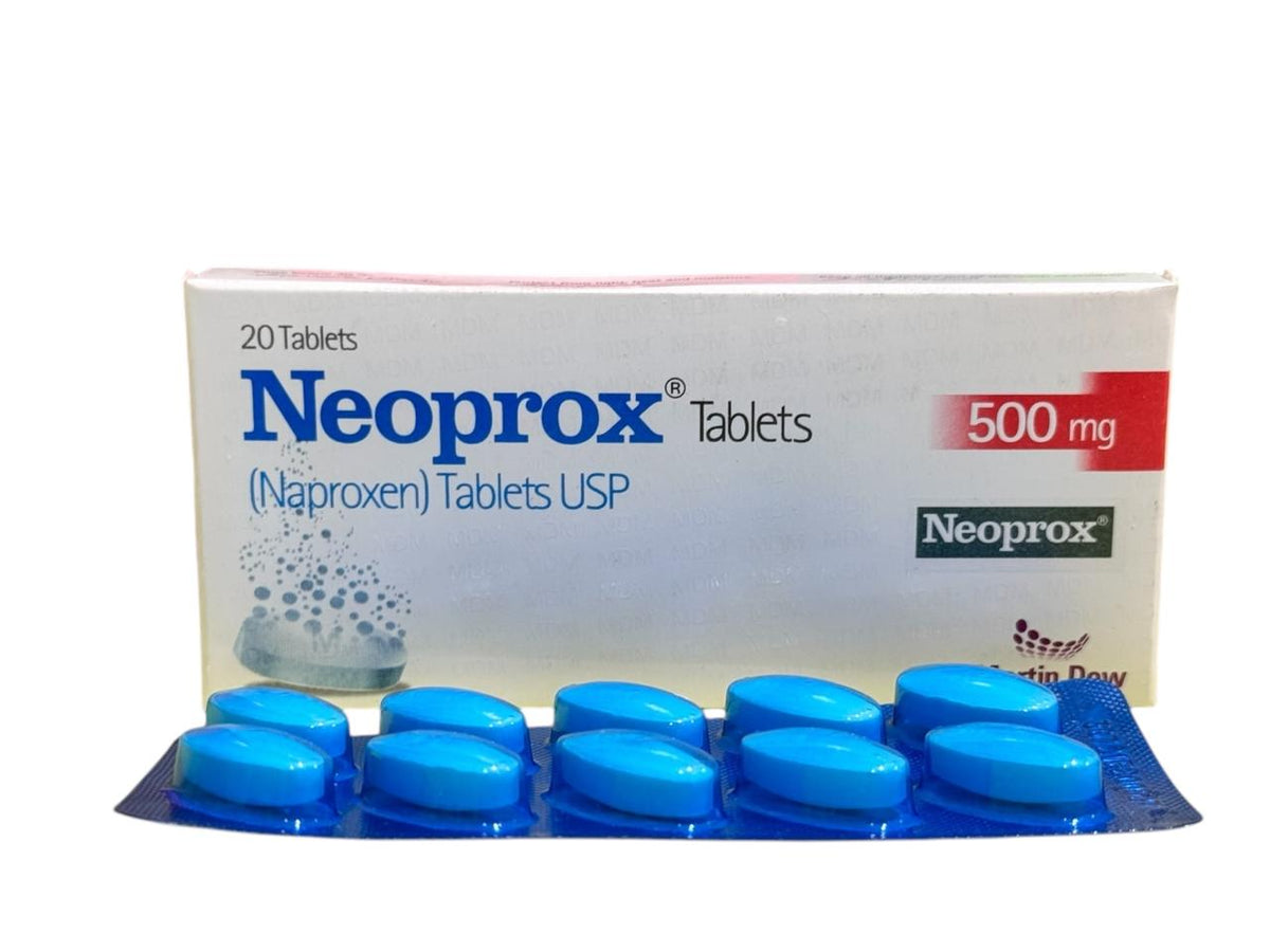 Naprox Tablets 500Mg (1 Strip = 10 Tablets)