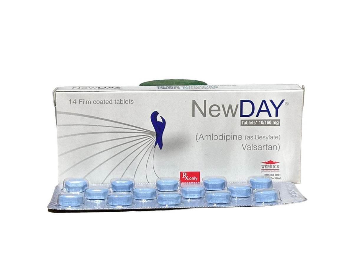 Newday Tablets 10/160Mg (1 Box = 14 Tablets)