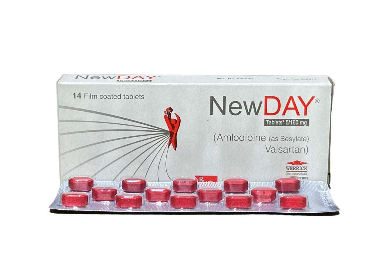 Newday Tablets 5Mg/160Mg (1 Box  = 14 Tablets)