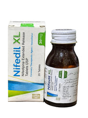 Nifedil Tablets 30Mg (1 Bottle = 20 Tablets)