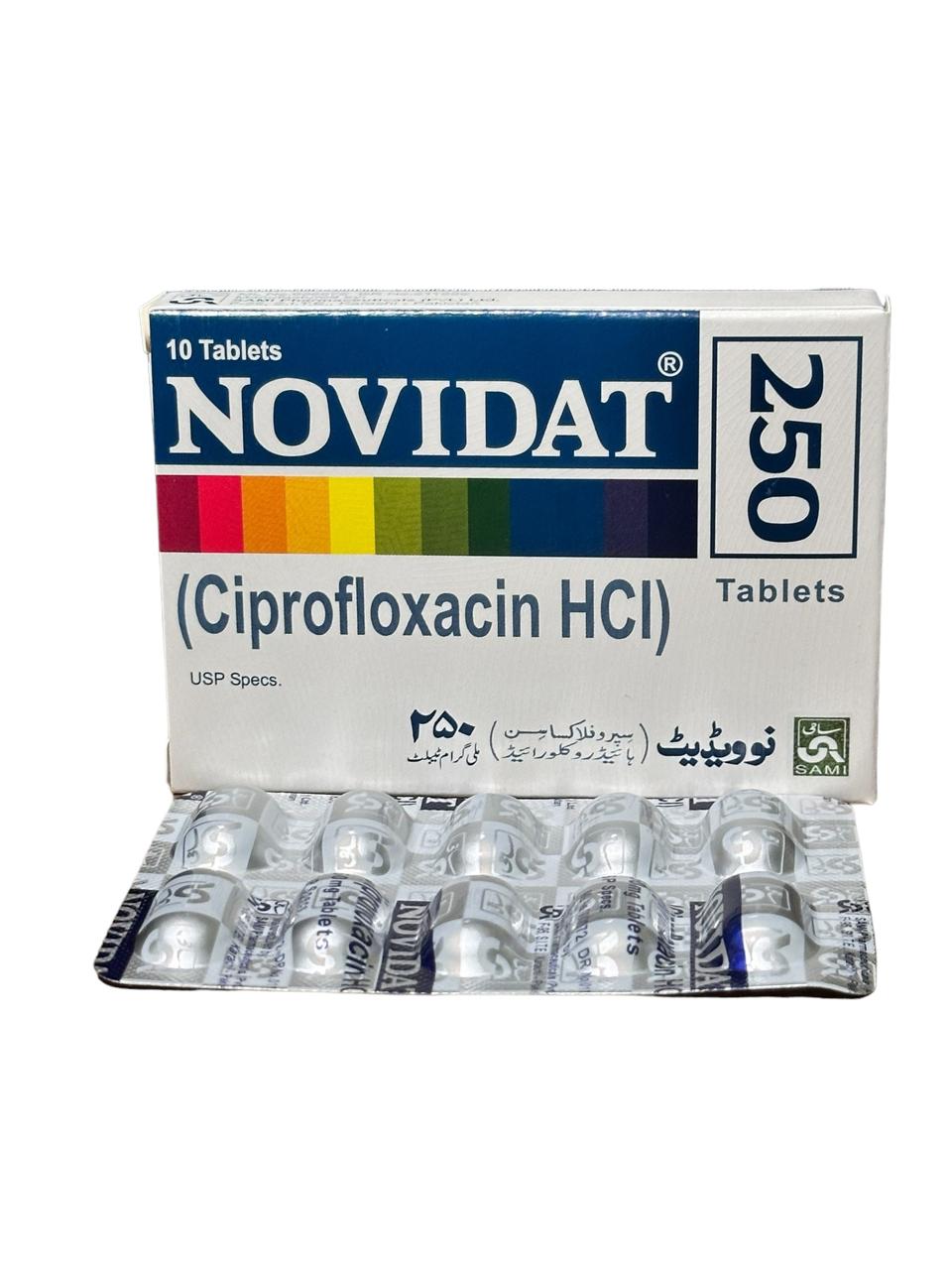 Novidat Tablets 250Mg (1 Box  = 10 Tablets)