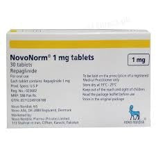 Novonorm Tablets 1Mg (1 Strip = 15 Tablets)