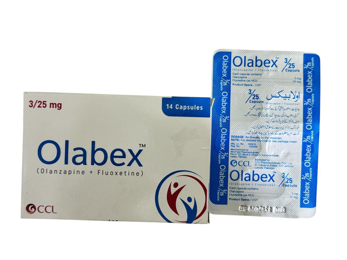 Olabex  Capsules 3Mg/25Mg  (1 Strip = 10 Capsules)