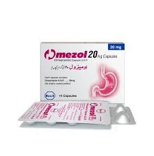 Omezol Capsules 20Mg (1 Strip = 7 Capsules)