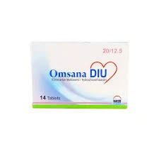 Omsana-Diu Tablets 20Mg/12.5Mg (1 Box = 1 Strip)(1 Strip = 14 Tablets)